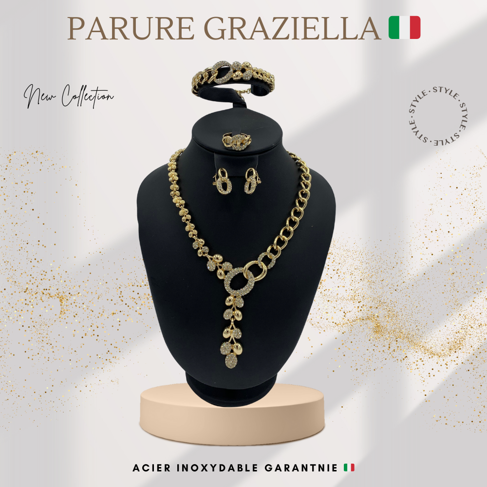 PARURE GRAZIELLA 4 PIÈCES - MODÈLE 12