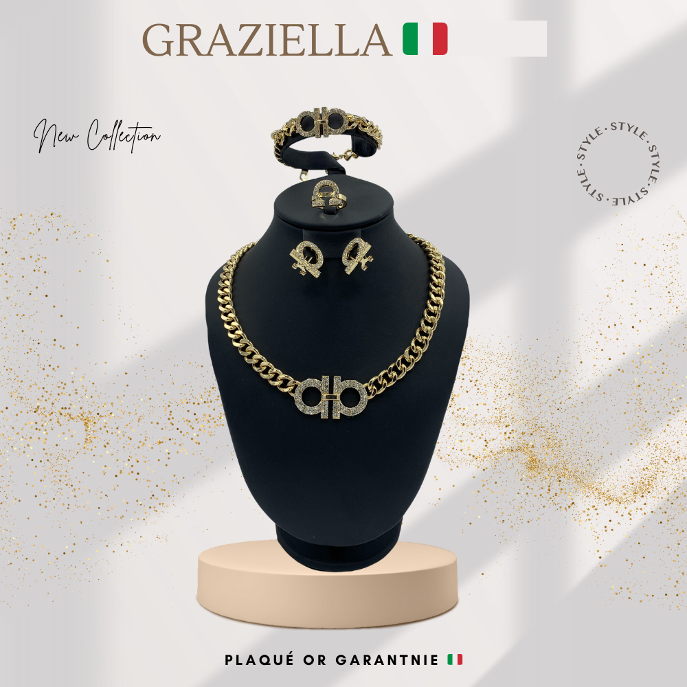 PARURE GRAZIELLA 4 PIÈCES - MODÈLE 13