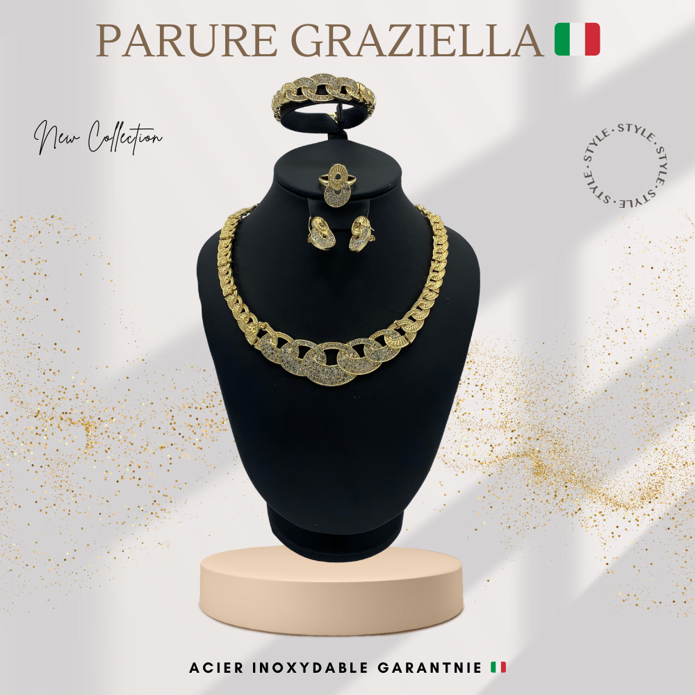 PARURE GRAZIELLA 4 PIÈCES - MODÈLE 14