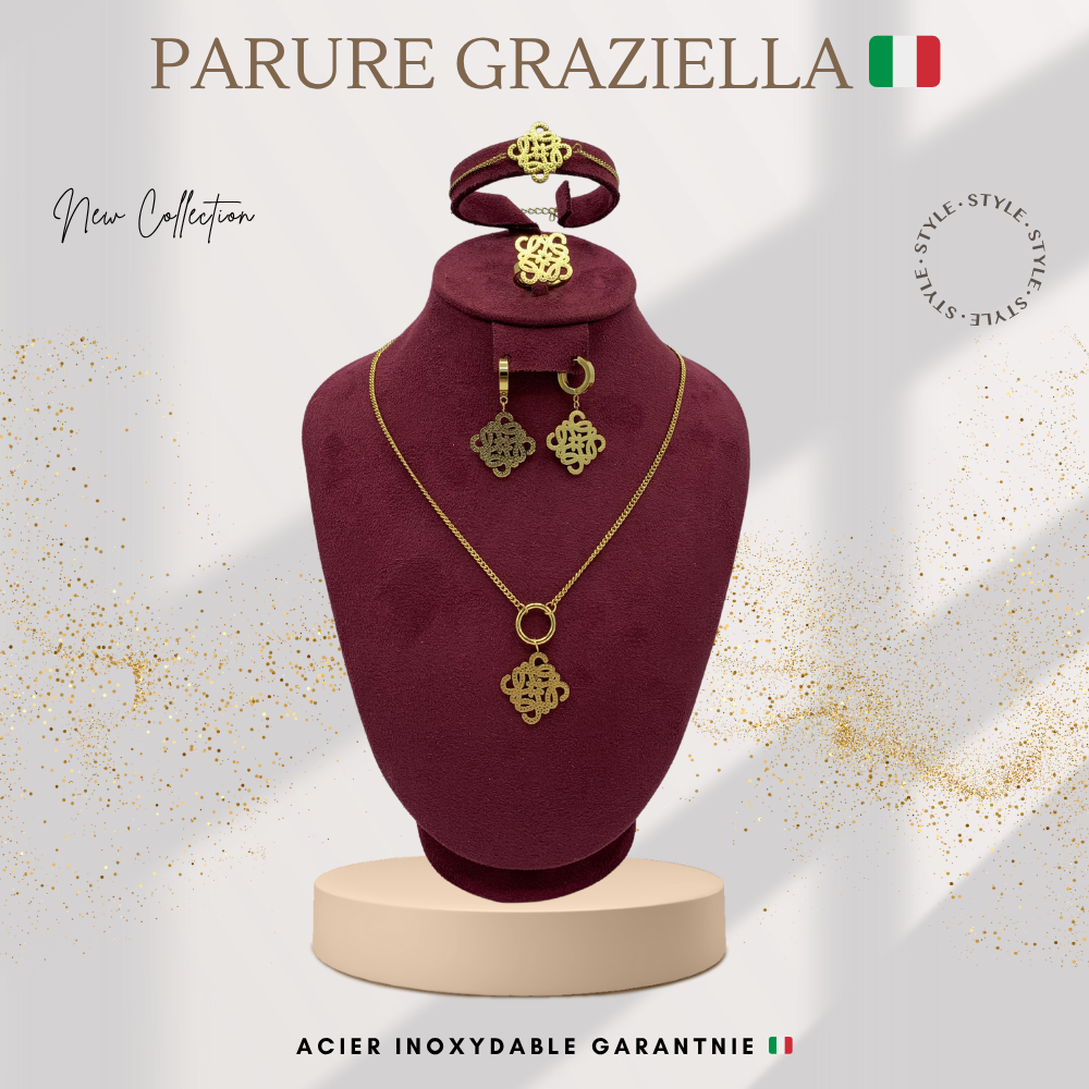 PARURE GRAZIELLA 4 PIÈCES - MODÈLE 18
